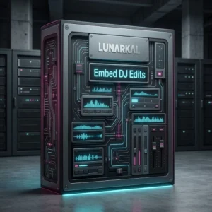 Embed DJ Edits 3D box mockup