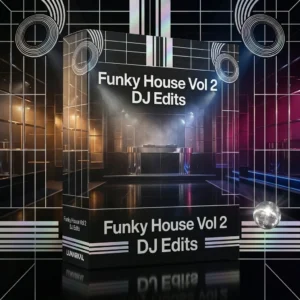 Funky House Vol 2 DJ Edits 3D box mockup