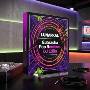 Guaracha Pop Remixes DJ Edits 3D box mockup