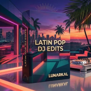 Latin Pop DJ Edits 3D box mockup