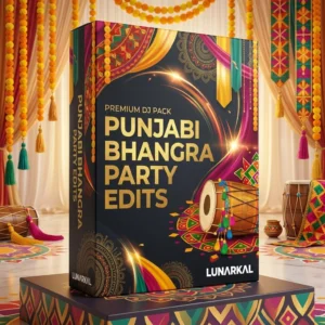Punjabi Bhangra Party Edits 3D box mockup