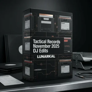 Tactical Records November 2025 DJ Edits 3D box mockup